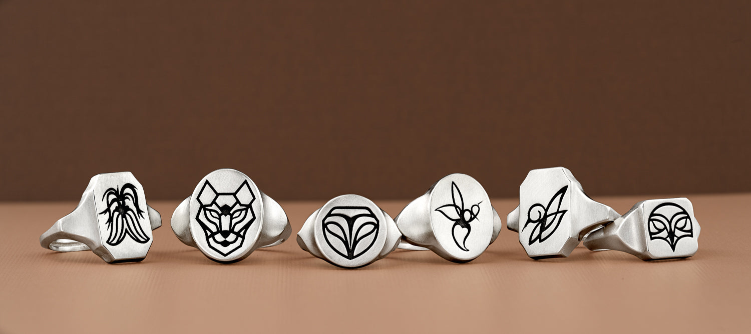 Ink Signet Rings