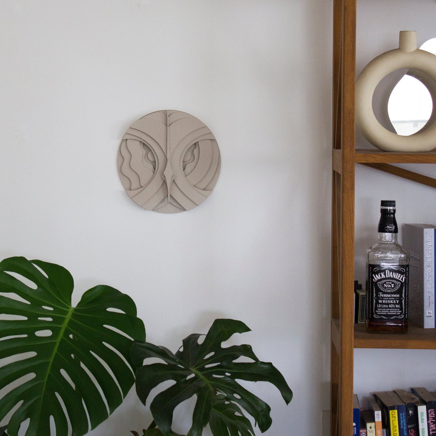 ELINA GLEIZER Great Grey Owl Wall Sculpture