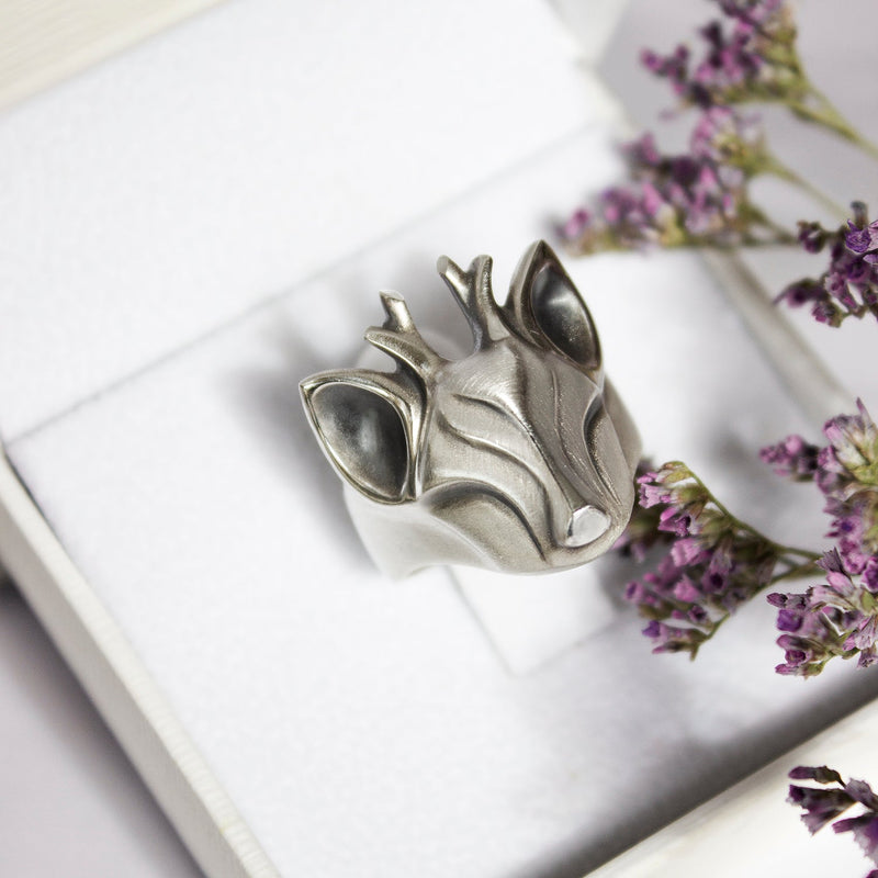 ELINA GLEIZER Jewelry Deer Ring
