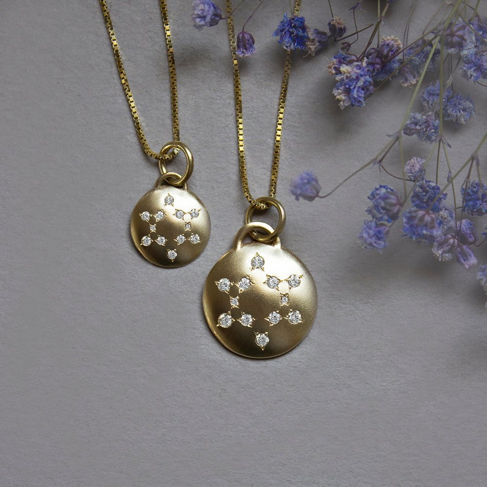 ELINA GLEIZER necklace Gold Star Of David Necklace