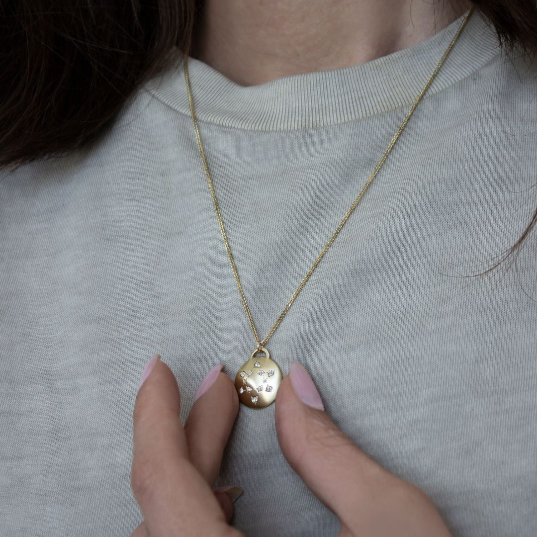 ELINA GLEIZER necklace Gold Star Of David Necklace