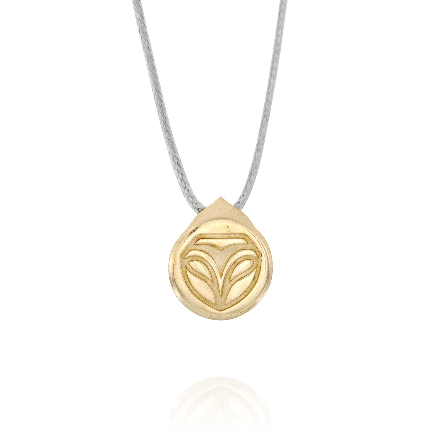 ELINA GLEIZER necklace Golden Owl Signet Necklace