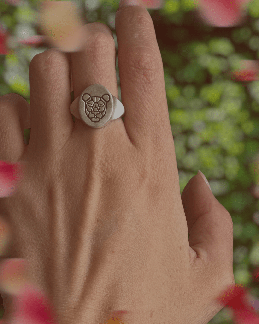 ELINA GLEIZER Rings Signet Lioness Ring
