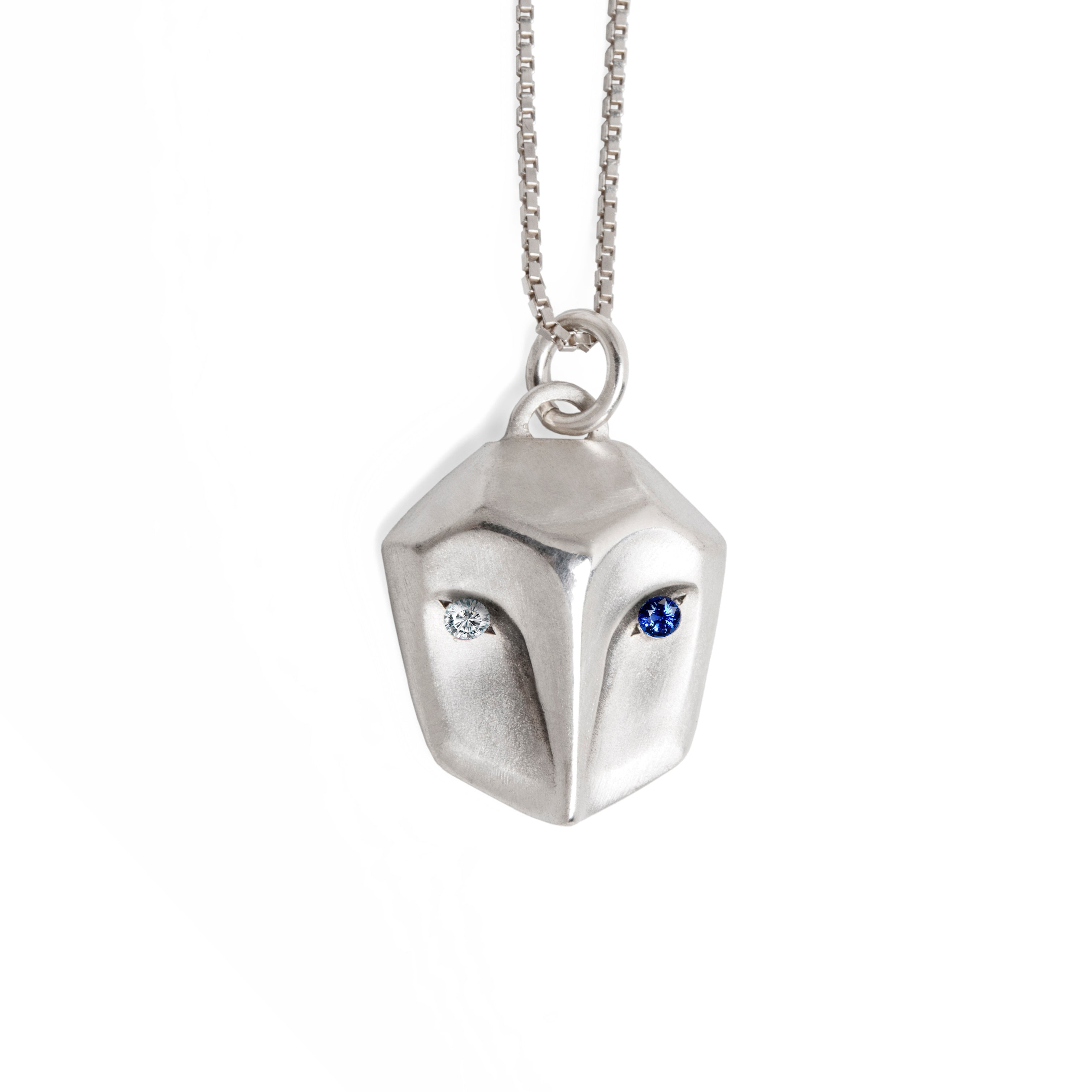 ___ Jewelry Blue & White Owl Necklace