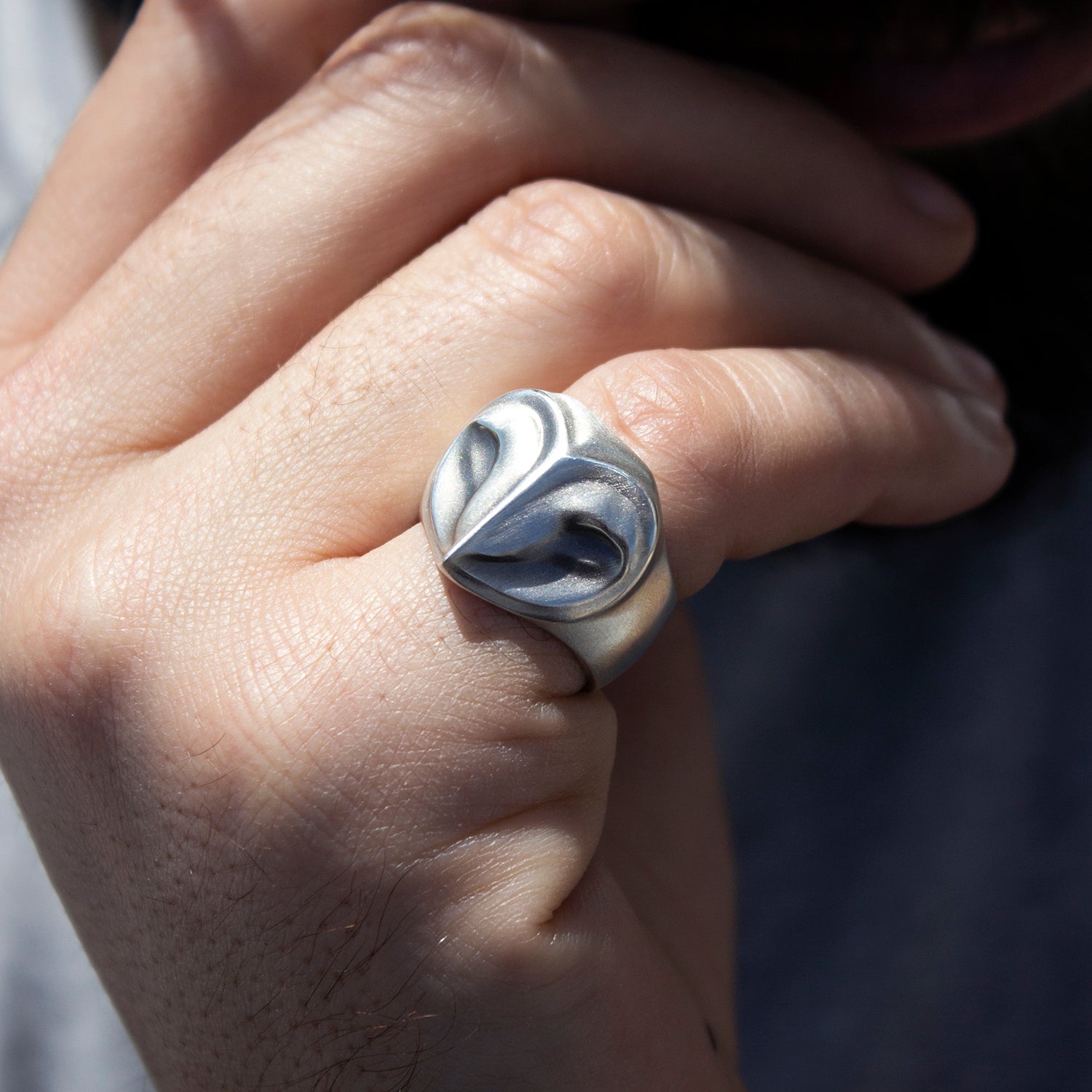ELINA GLEIZER Barn Owl Ring
