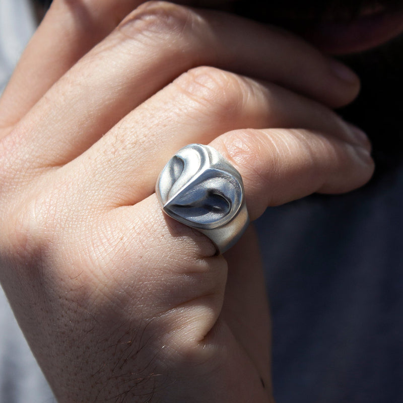 ELINA GLEIZER Barn Owl Ring