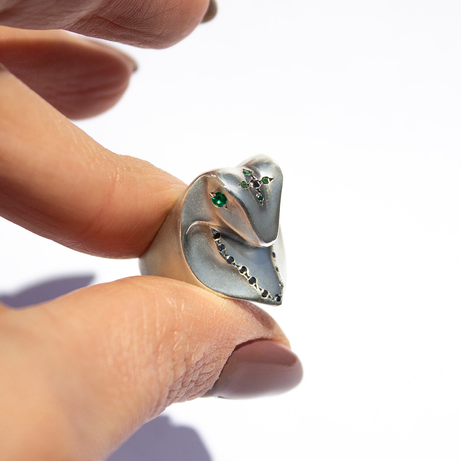 ELINA GLEIZER Cobra Ring The Basilisk
