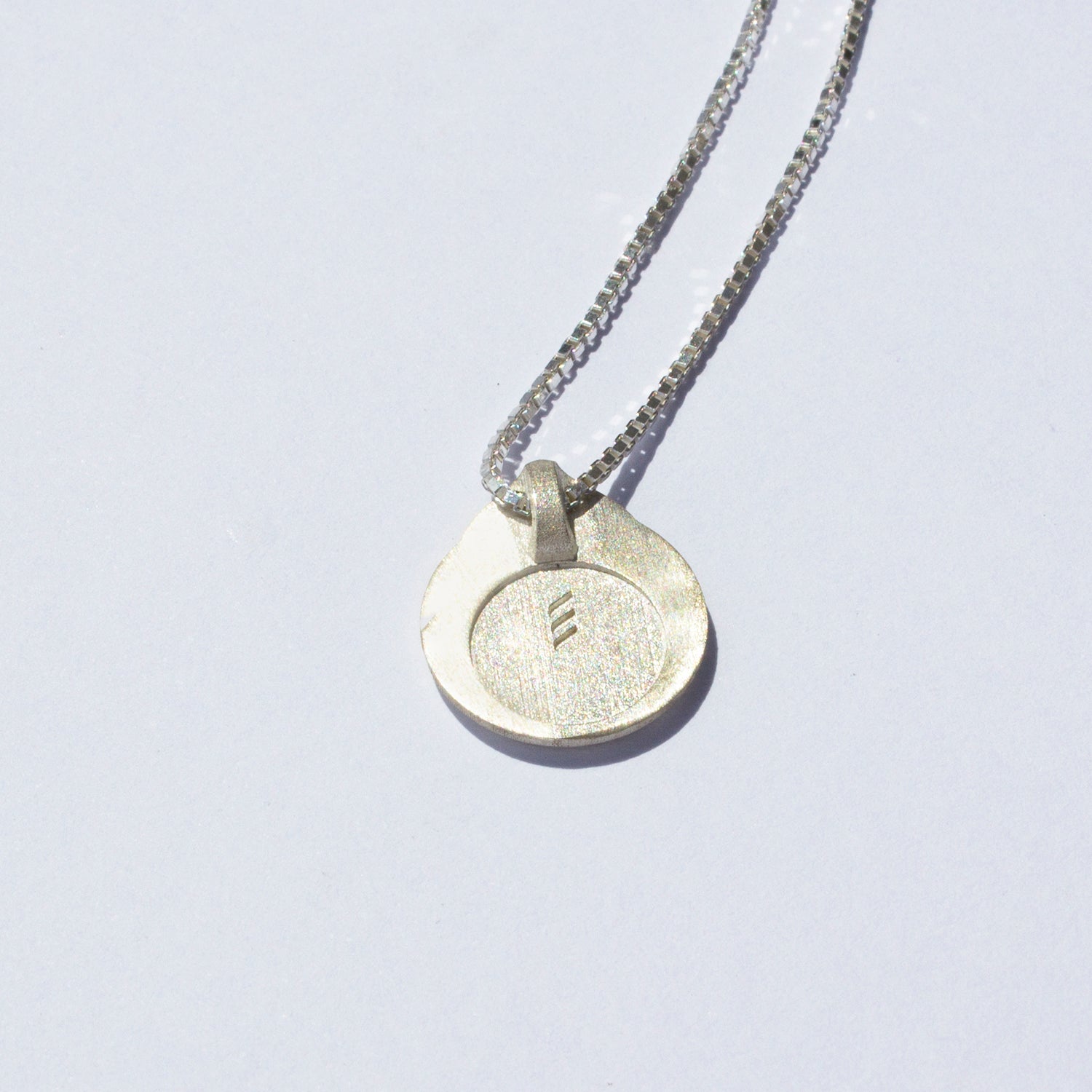 ELINA GLEIZER Engraved Owl Pendant