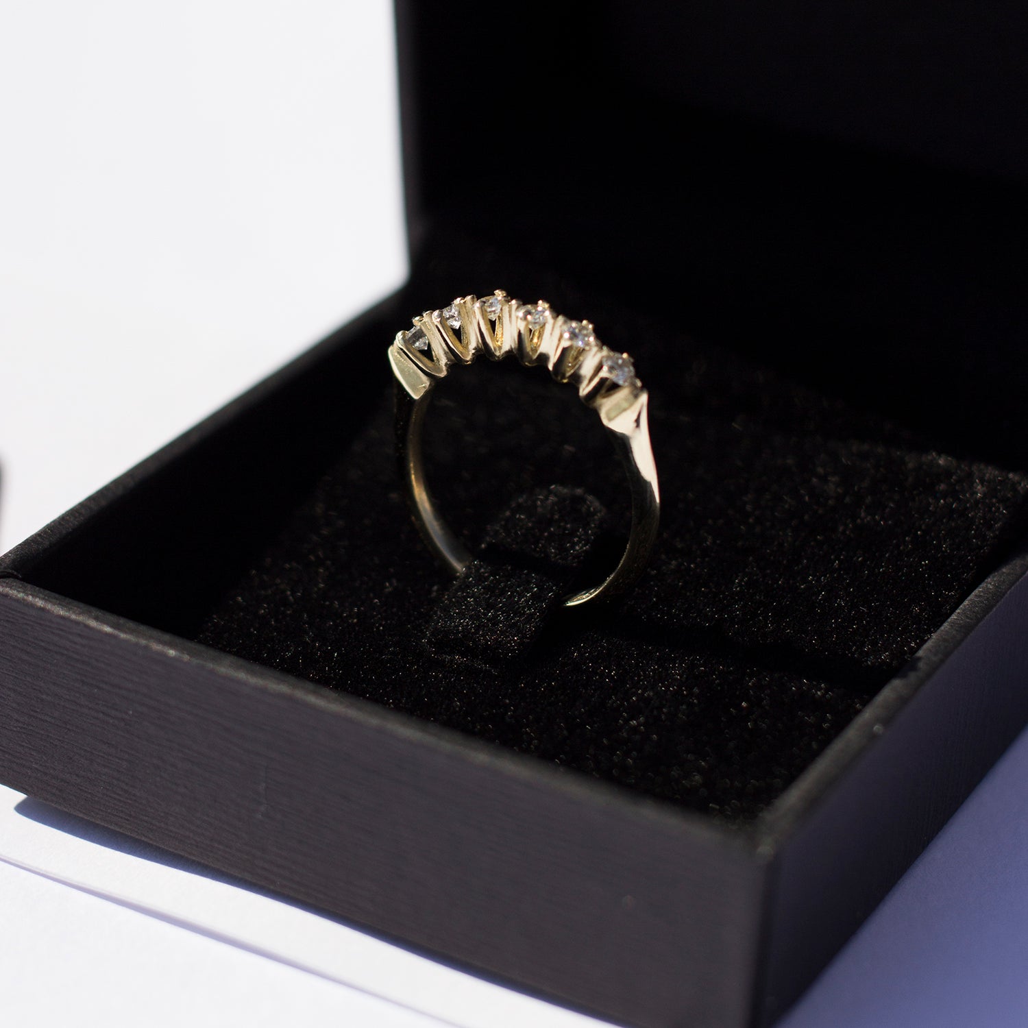 ELINA GLEIZER Gold Half Eternity ring