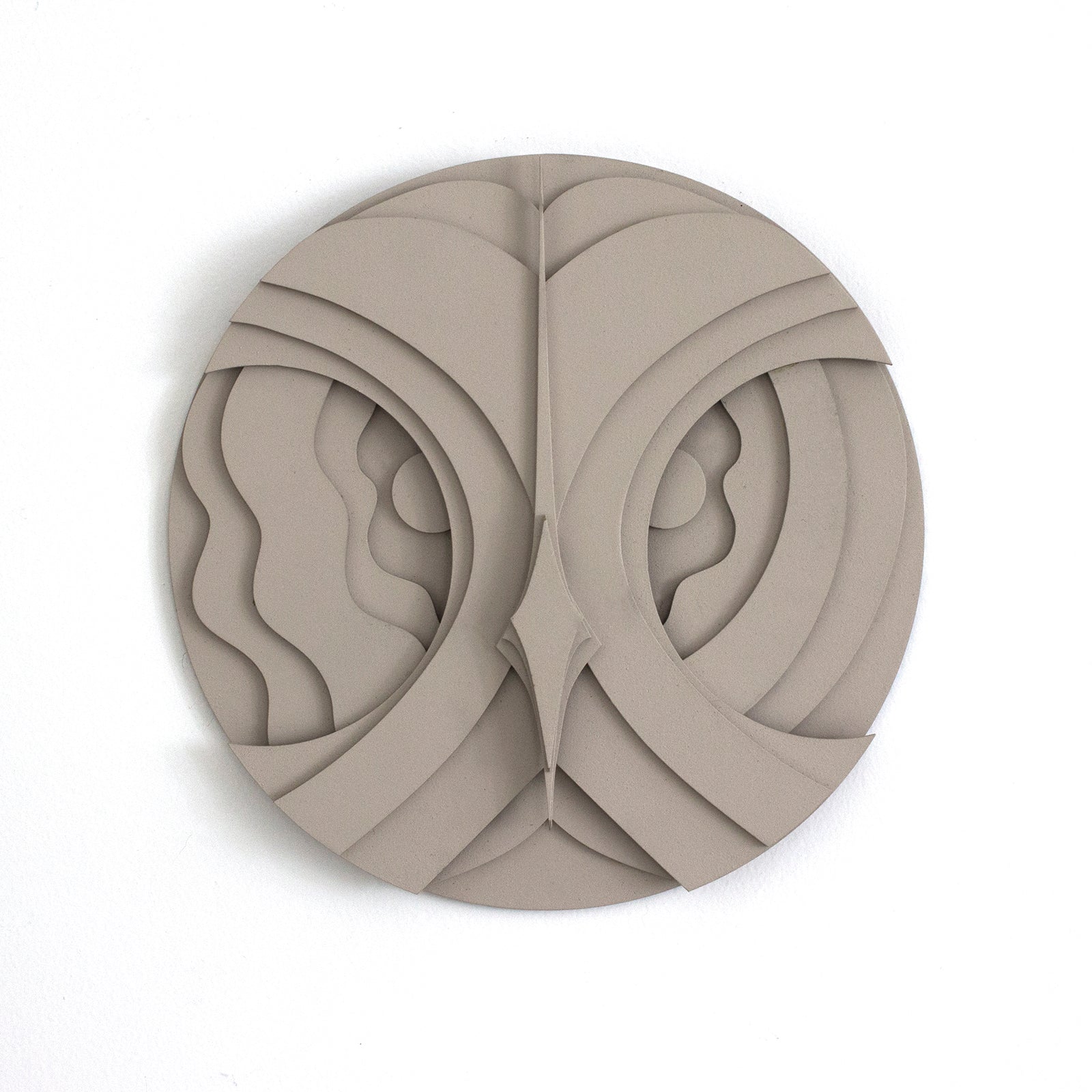 ELINA GLEIZER Great Grey Owl Wall Sculpture