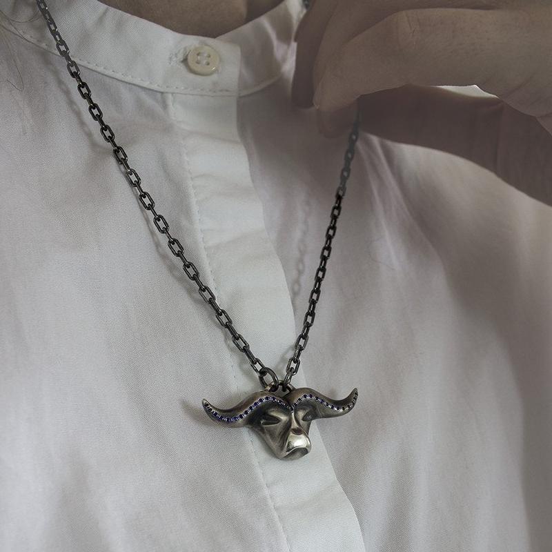 ELINA GLEIZER Jewelry Buffalo Necklace