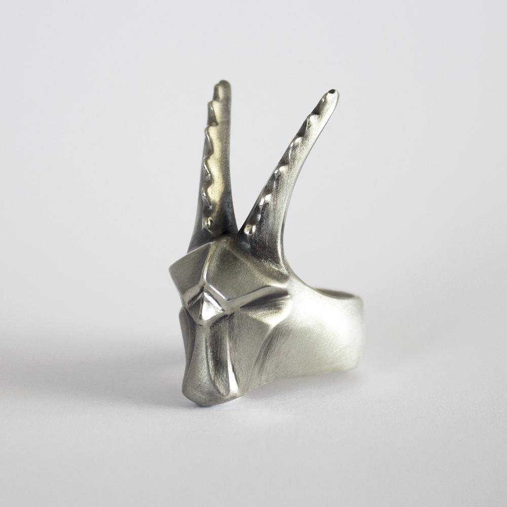 ELINA GLEIZER  Jewelry Capricorn Ring