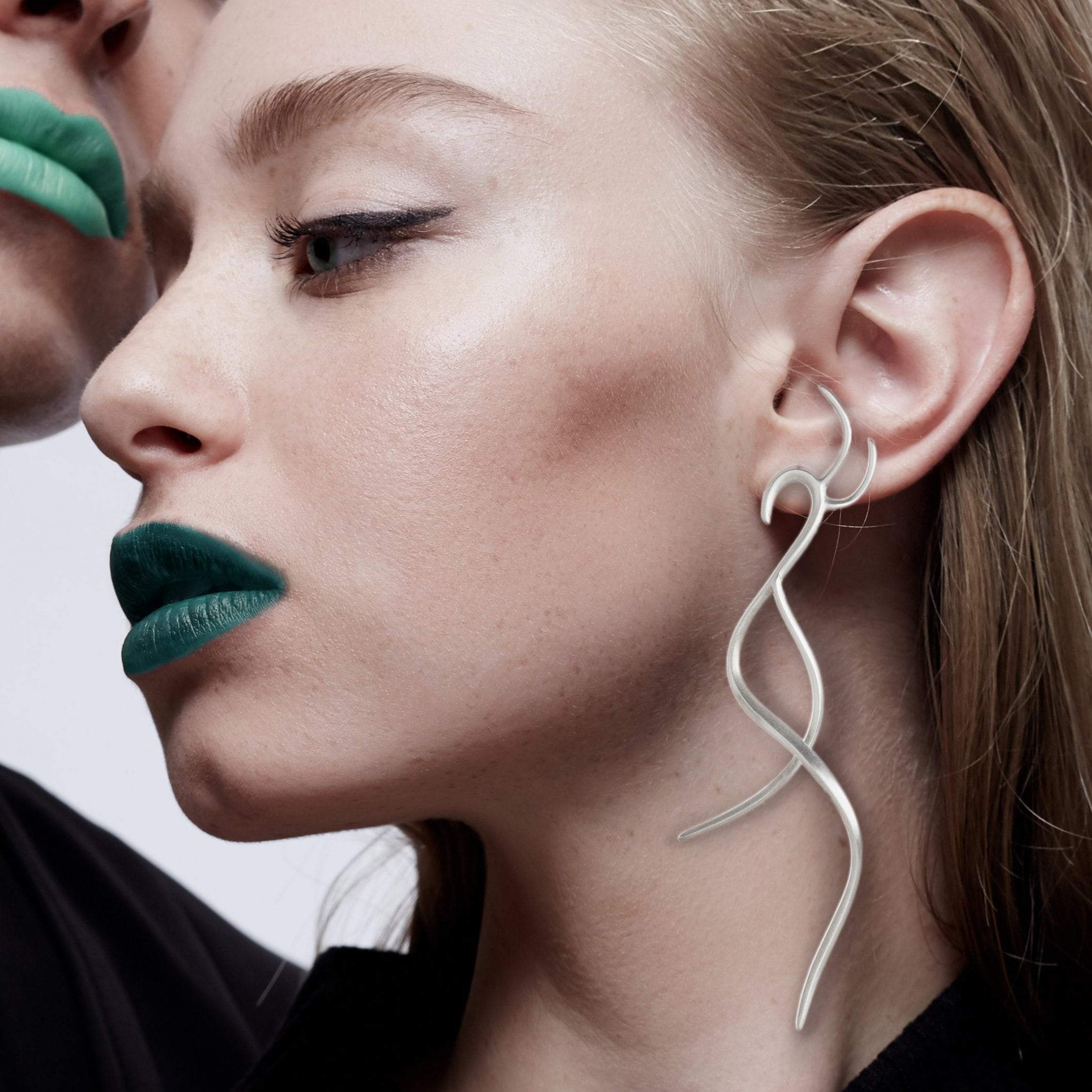 ELINA GLEIZER Jewelry Single Peacock Earring
