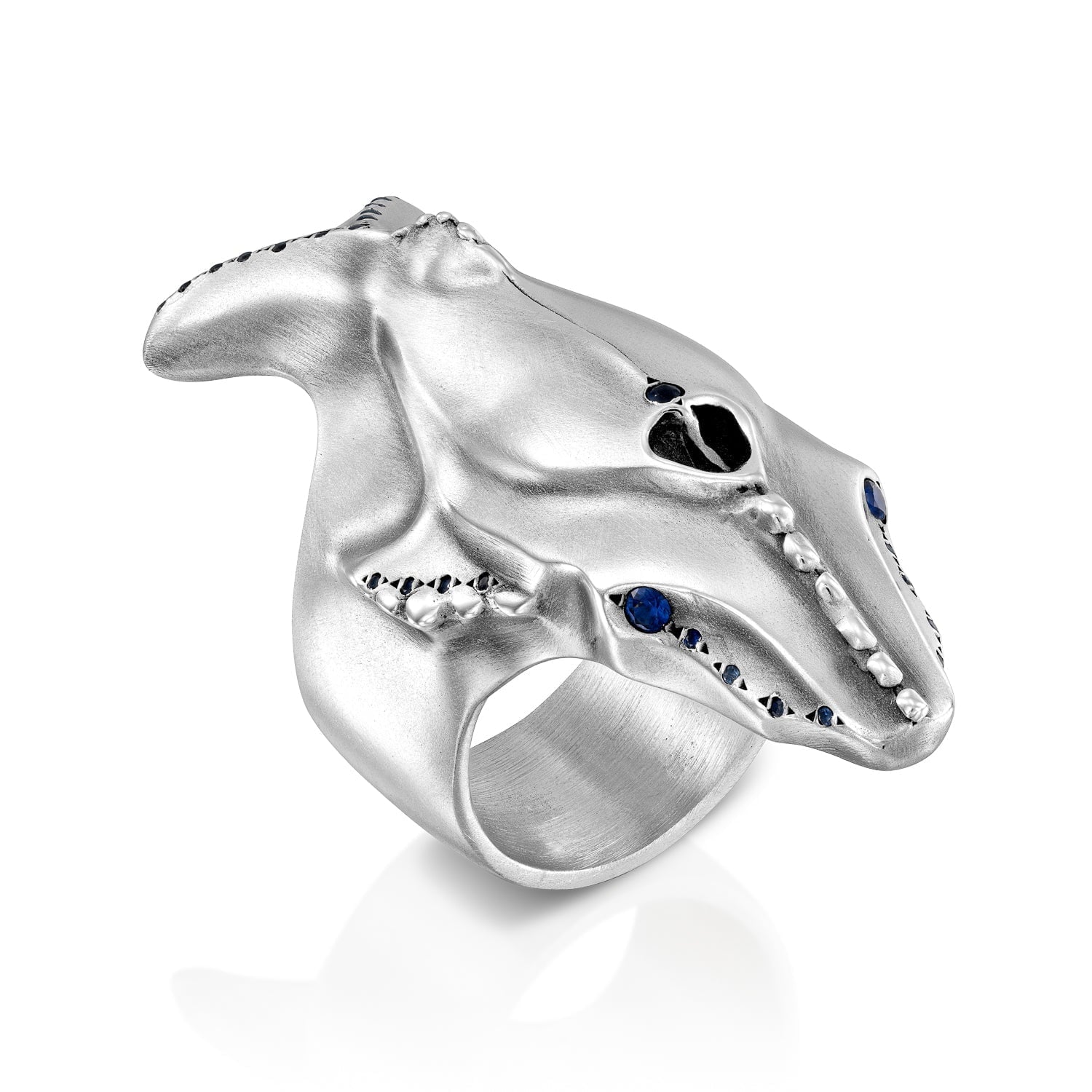 ELINA GLEIZER Rings Majestic Blue Whale Ring