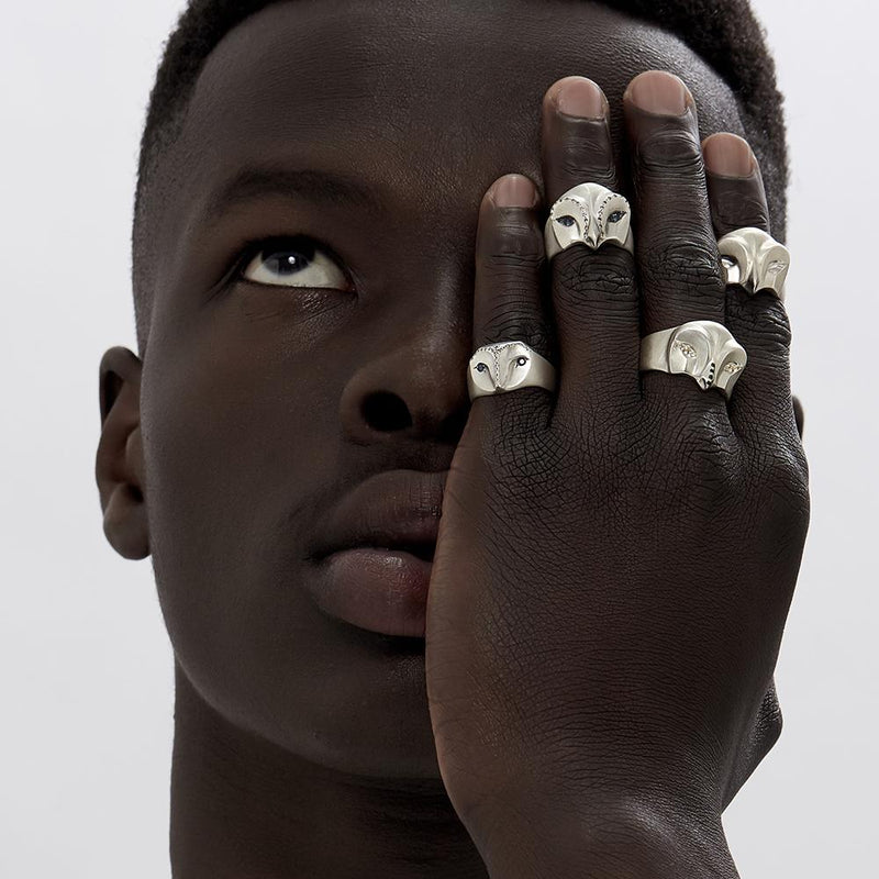 ELINA GLEIZER Royal Barn Owl Ring