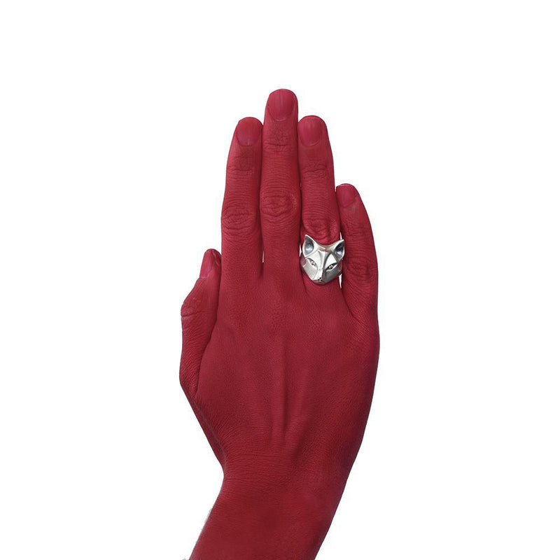 ELINA GLEIZER Select Your Size / bronze-sapphire Fox Ring with Bronze Sapphire Adornment