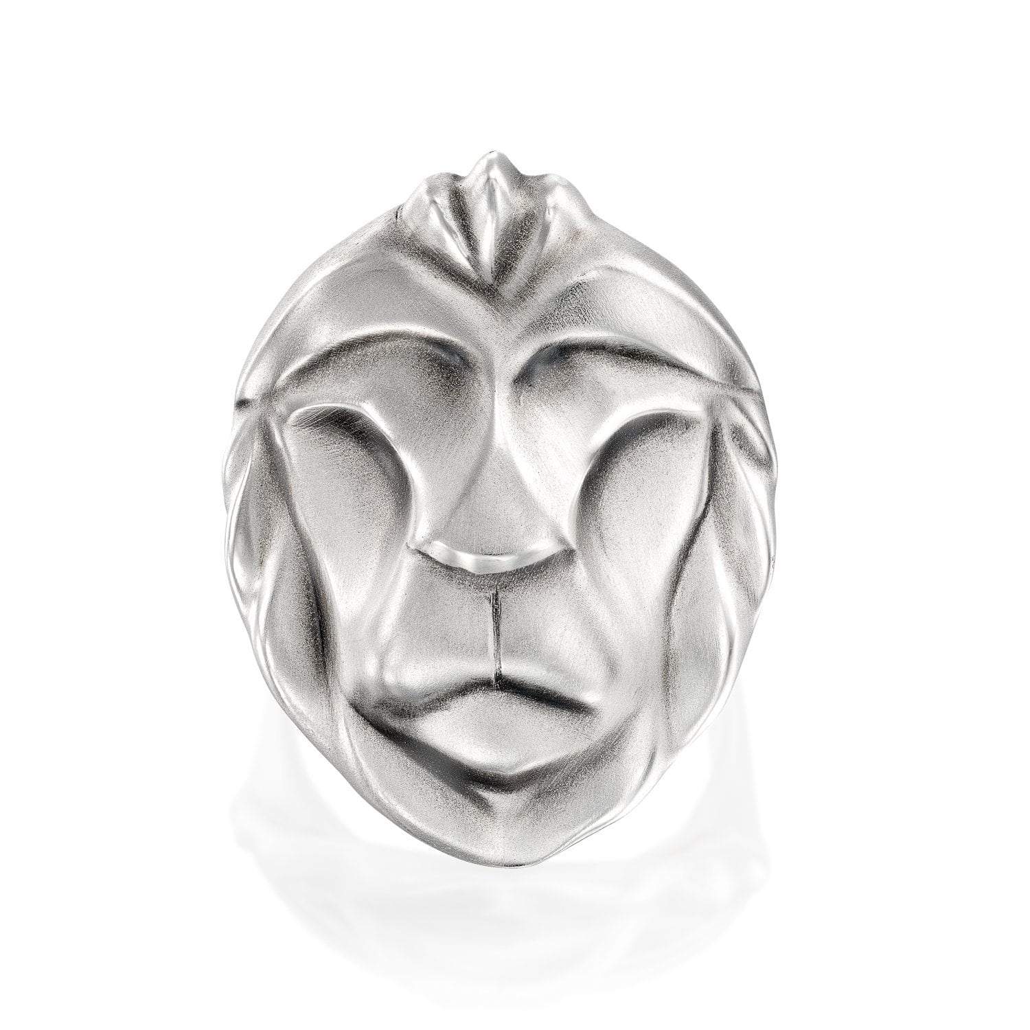 ELINA GLEIZER Silver Lion Ring