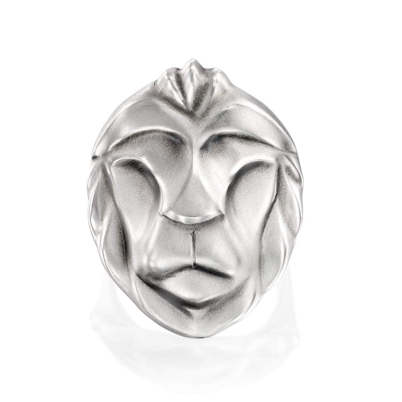 ELINA GLEIZER Silver Lion Ring