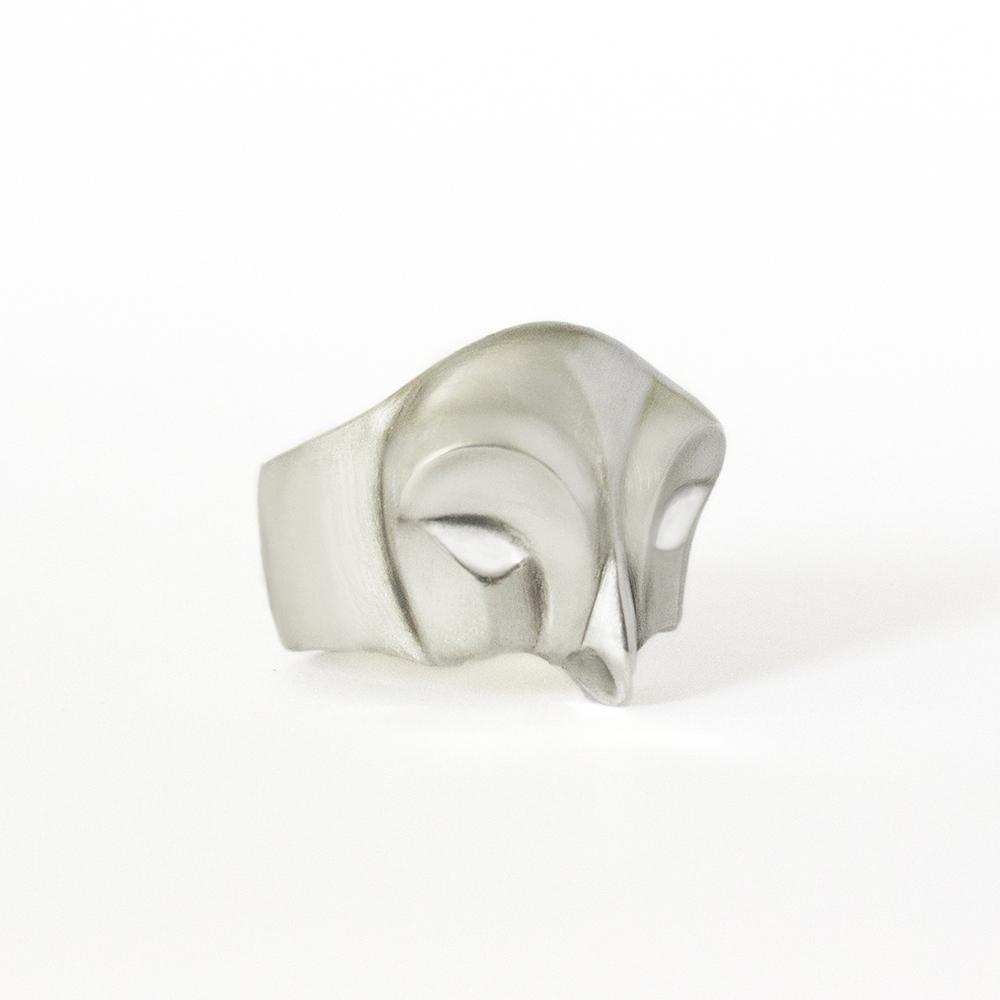 ELINA GLEIZER Snowy Owl Ring