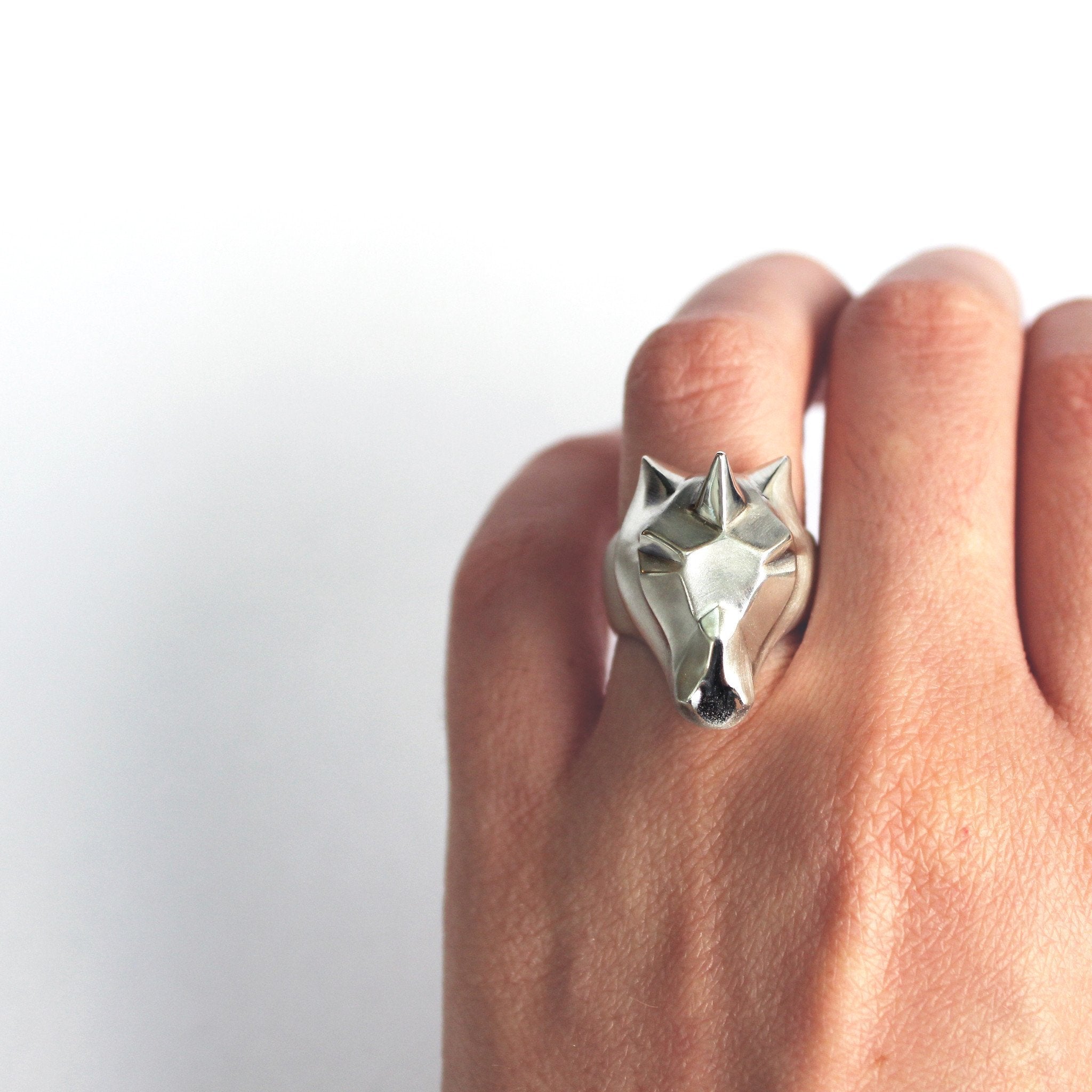 ___ Jewelry Geometric Unicorn Ring