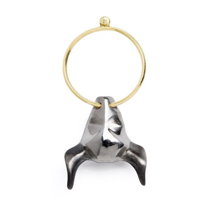___ Jewelry Gold Bull Earring