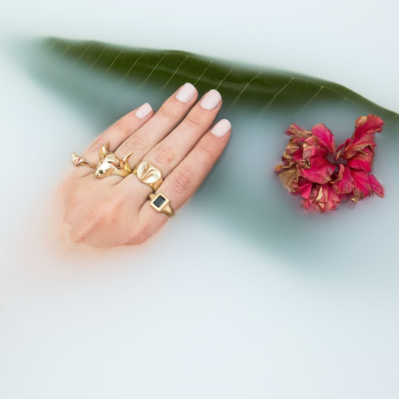 ___ Jewelry Gold Oblong Tourmaline Ring