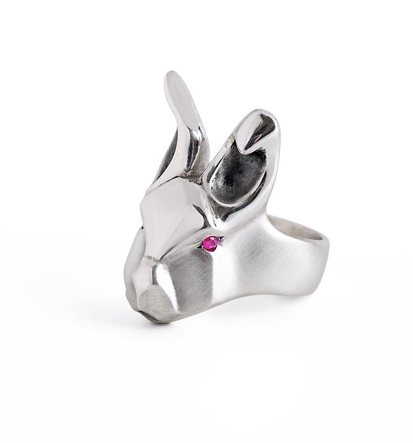 ___ Jewelry White Rabbit Ring