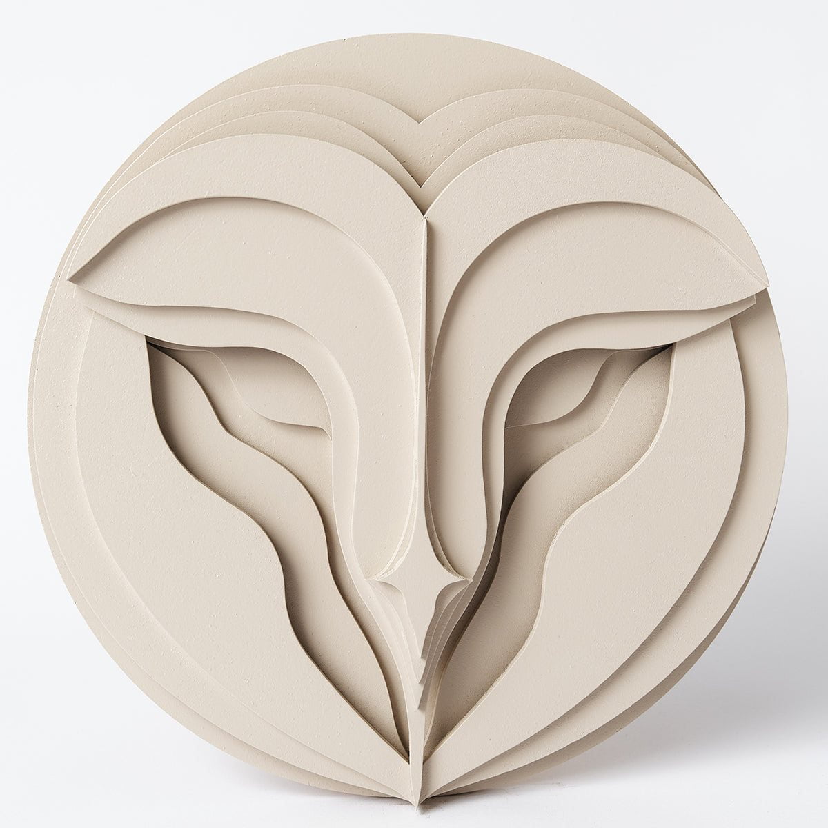 ELINA GLEIZER Barn Owl Wall Sculpture