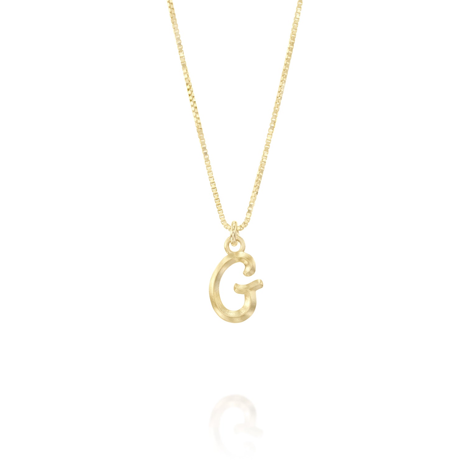 ELINA GLEIZER  G / No Chain Gold Letter Necklace