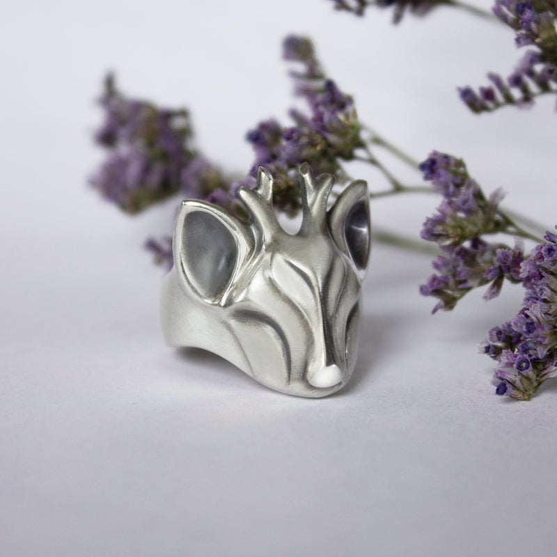ELINA GLEIZER  Jewelry Deer Ring