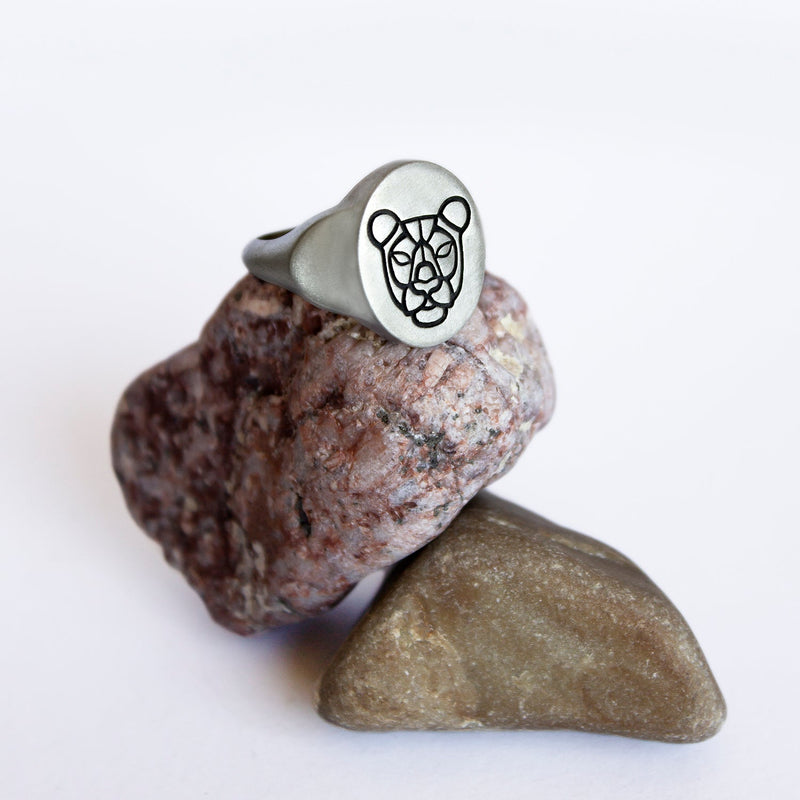 ELINA GLEIZER  Rings Signet Lioness Ring