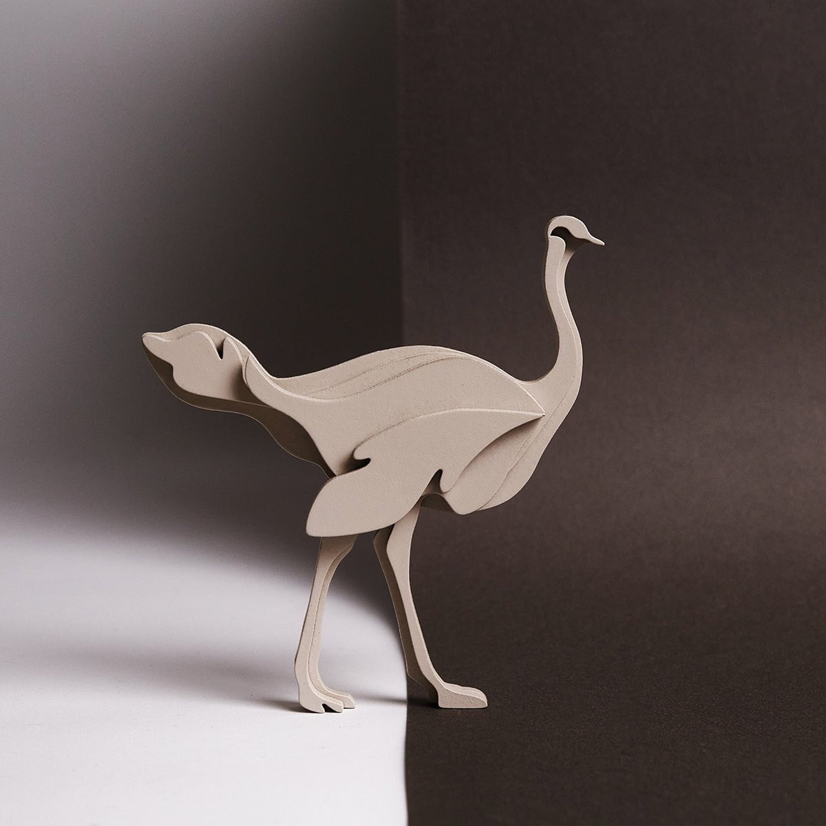 ELINA GLEIZER  Wall Sculpture Ostrich Wall Sculpture