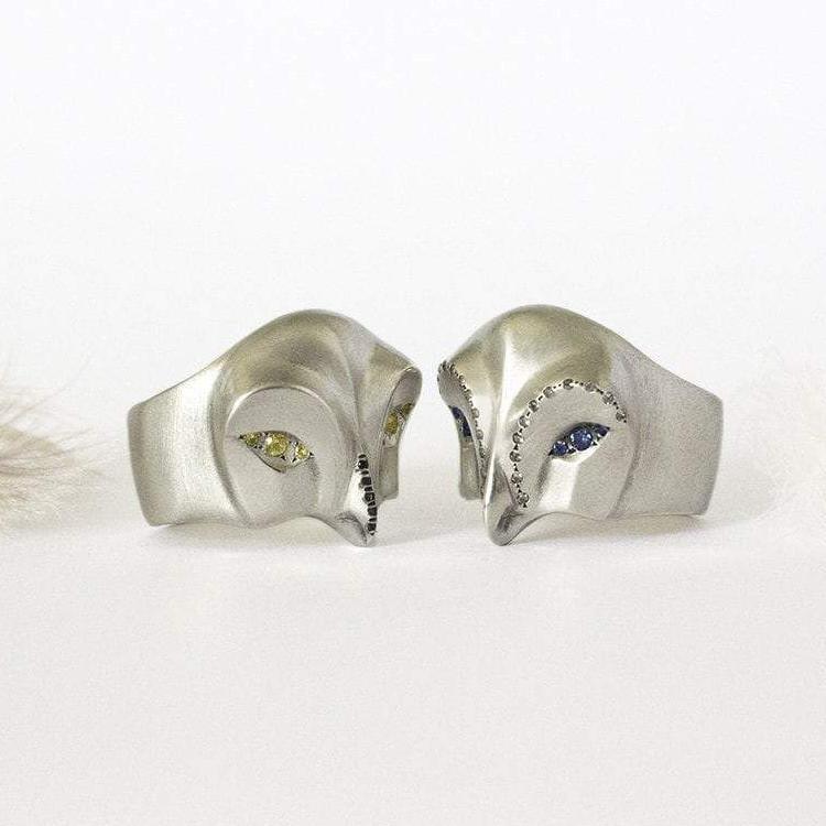 Elina gleizer hot sale owl ring