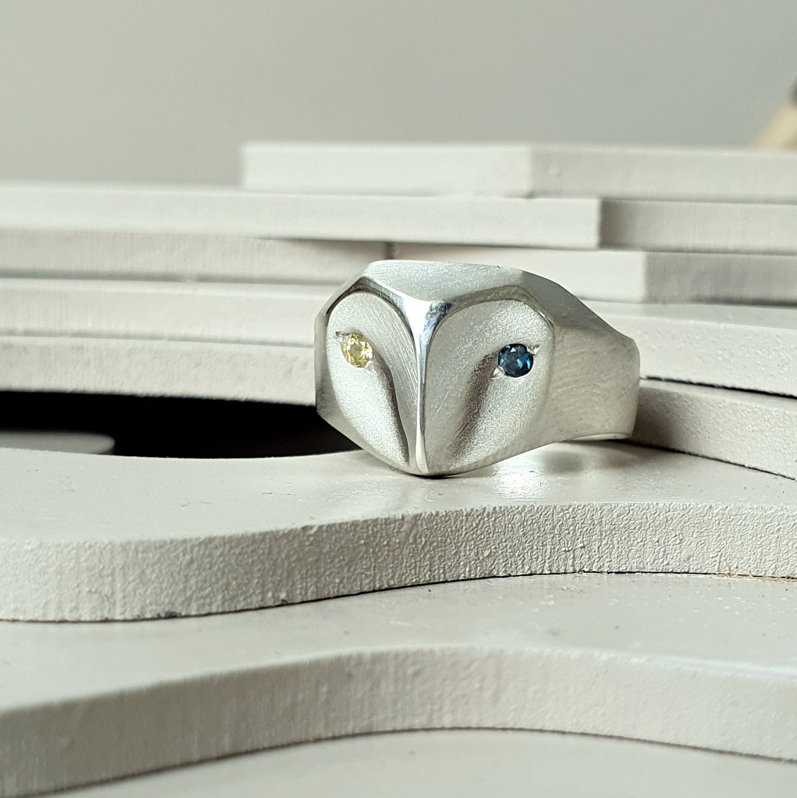 ___ Jewelry "support the people of ukraine" - Barn owl ring