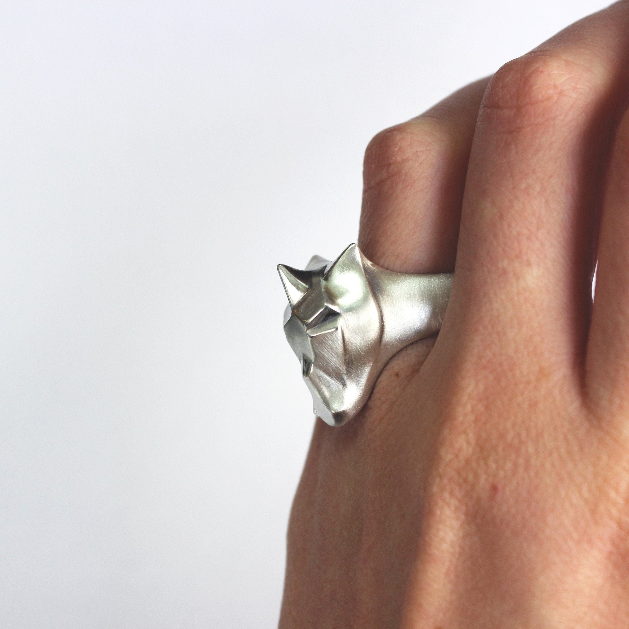 ___ Jewelry Unicorn Ring With Sapphire Setting